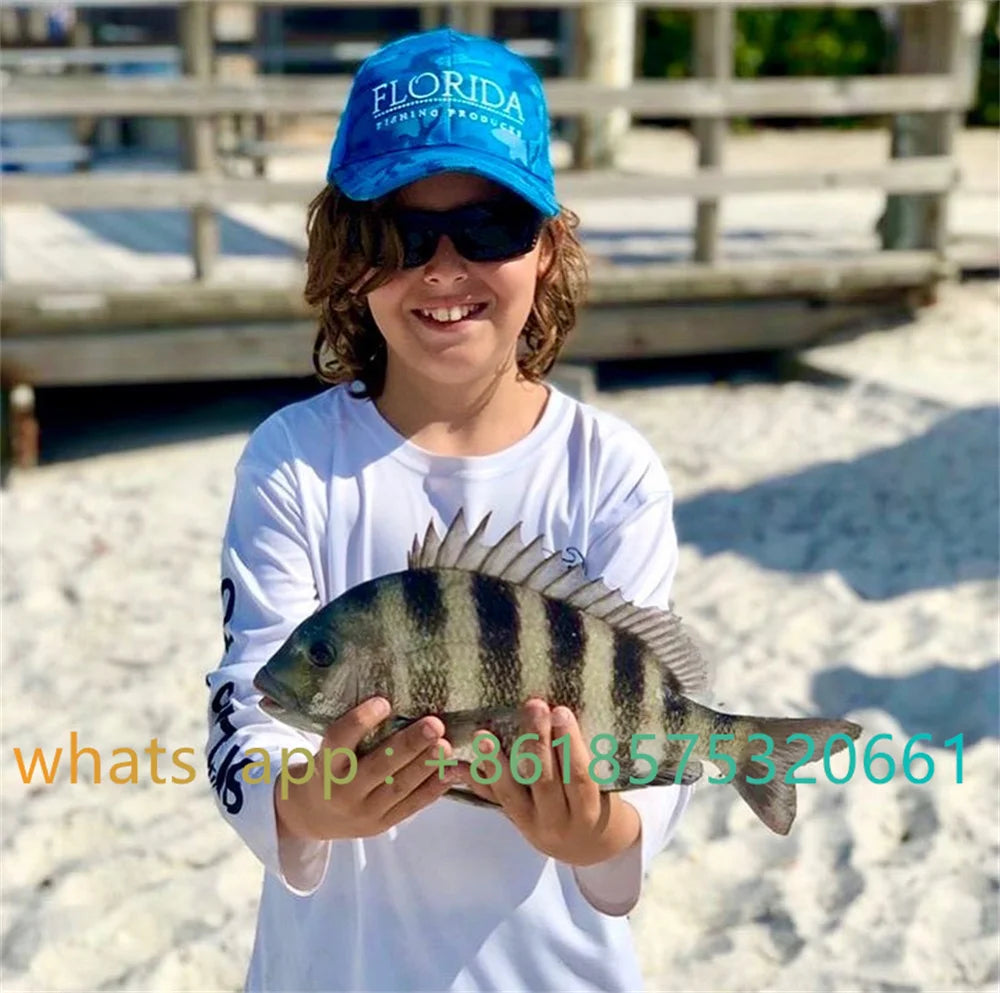 Kids Fishing T-Shirt Long Sleeve Performance Shirt