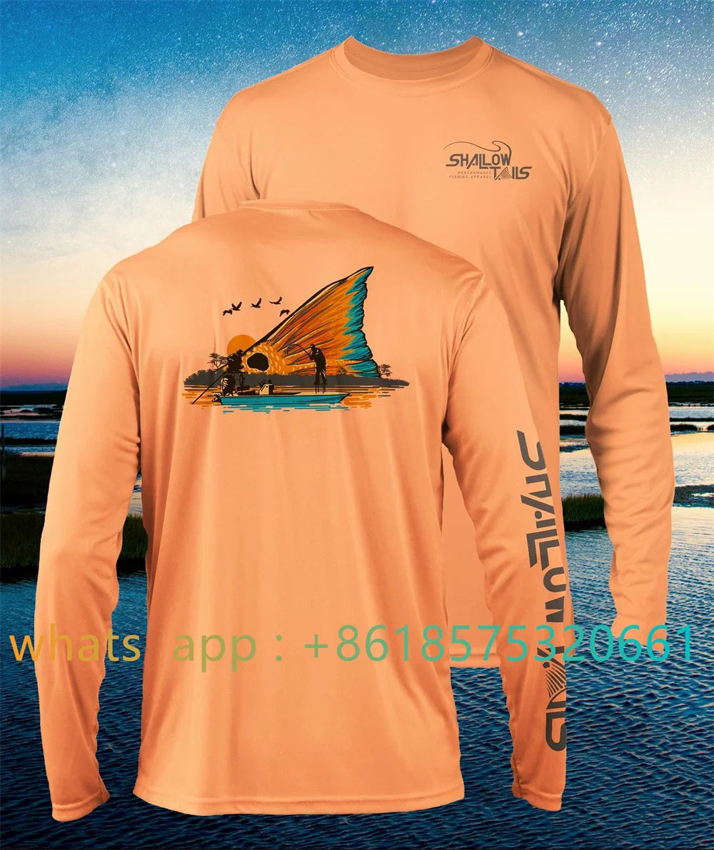 Kids Fishing T-Shirt Long Sleeve Performance Shirt