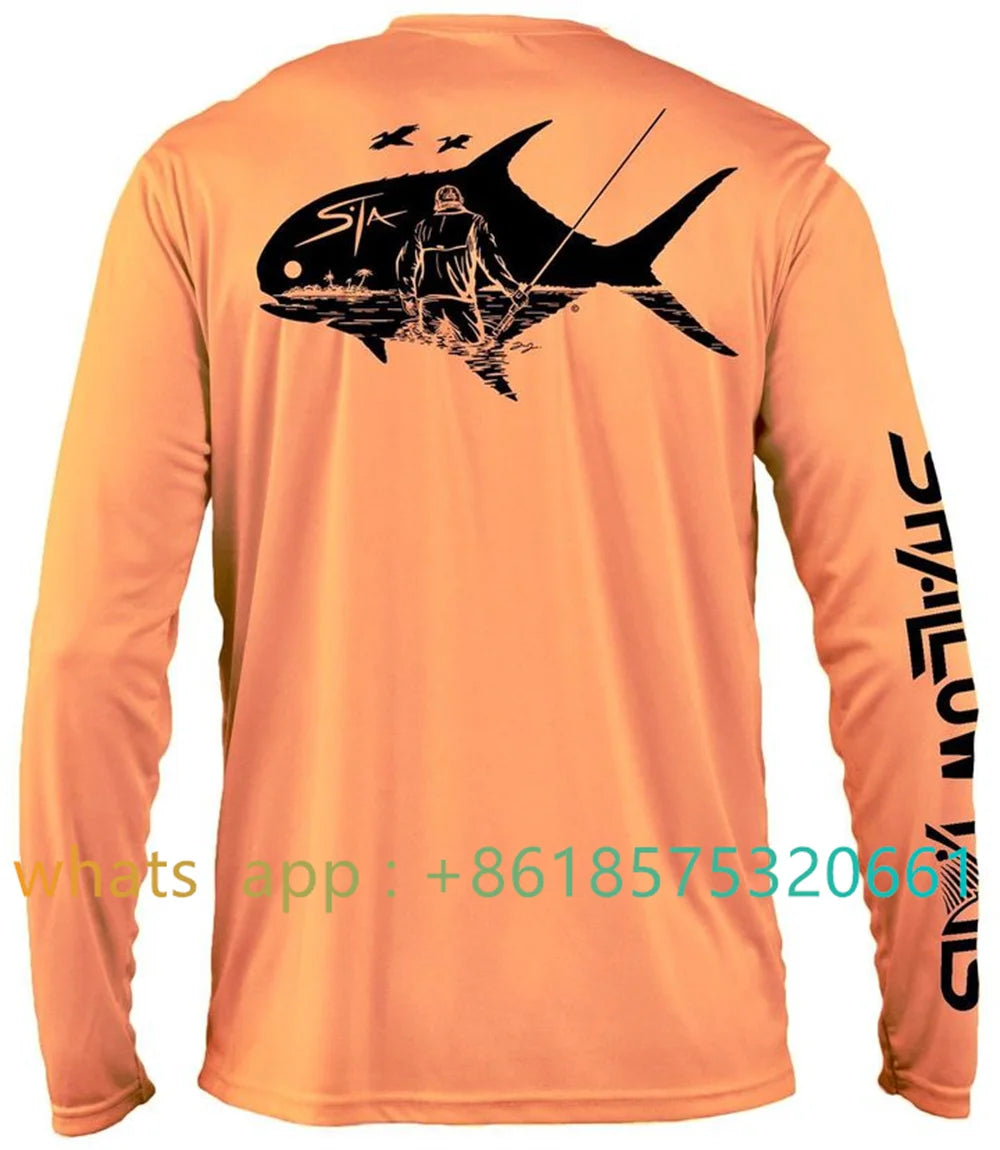 Kids Fishing T-Shirt Long Sleeve Performance Shirt