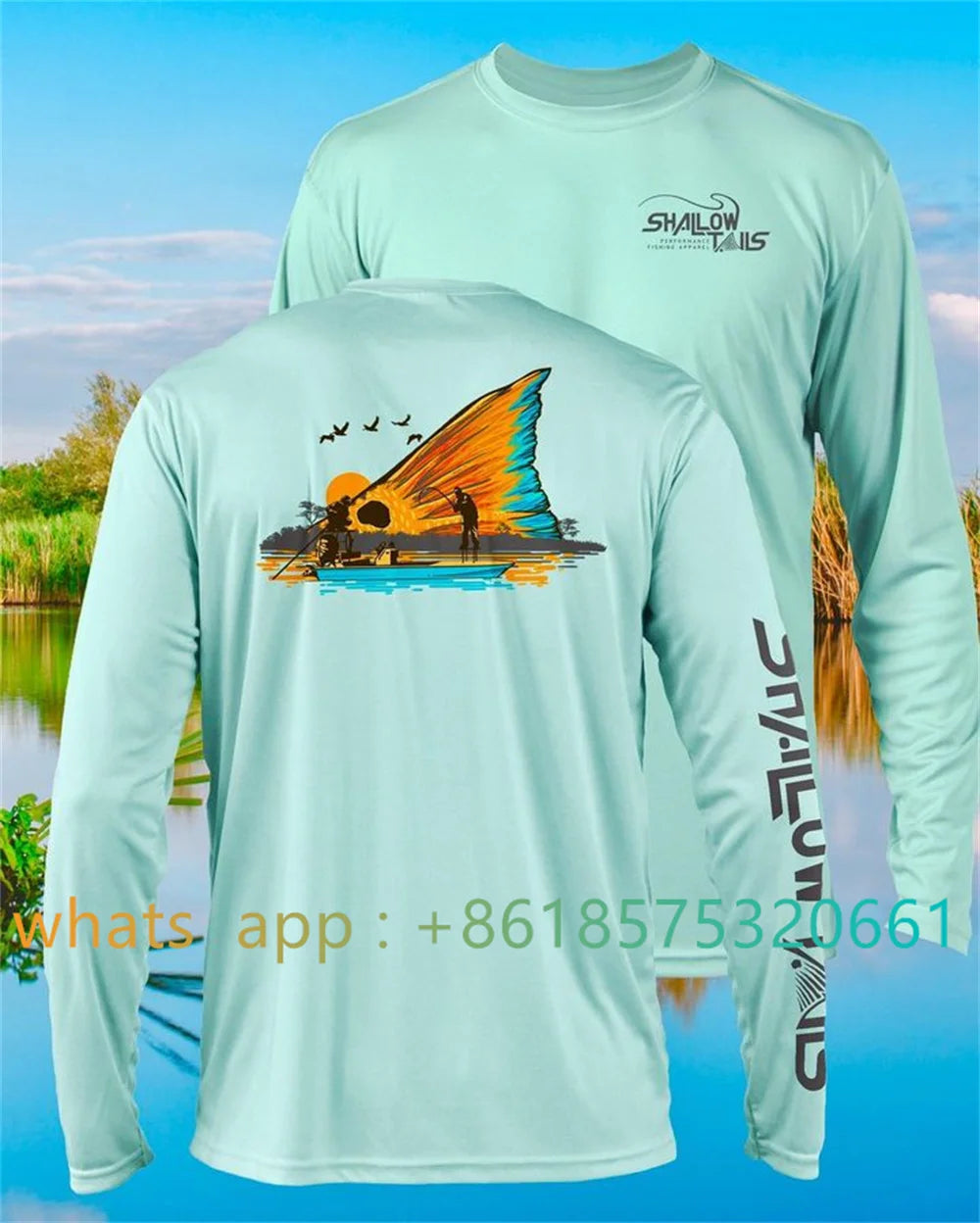 Kids Fishing T-Shirt Long Sleeve Performance Shirt