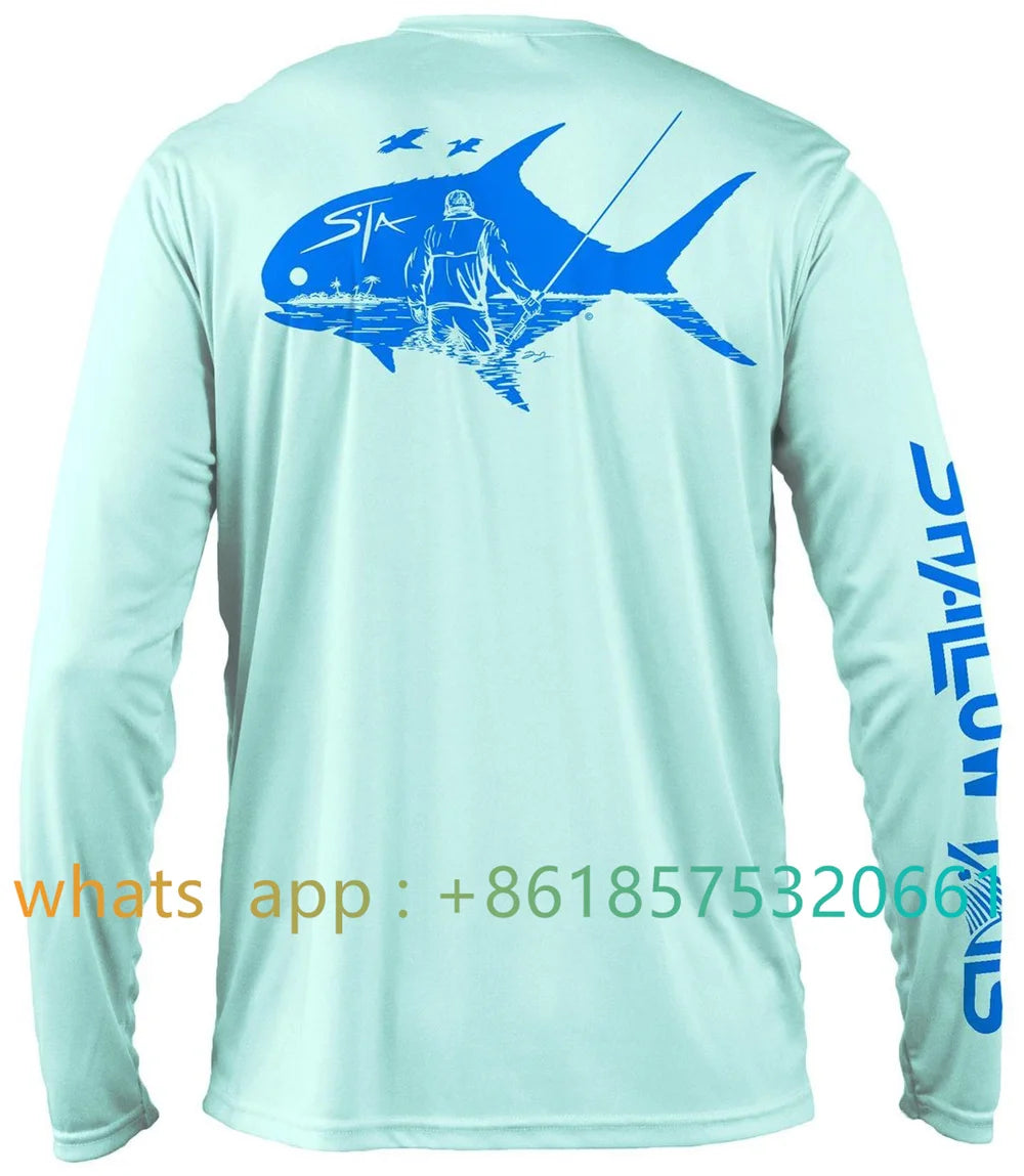 Kids Fishing T-Shirt Long Sleeve Performance Shirt