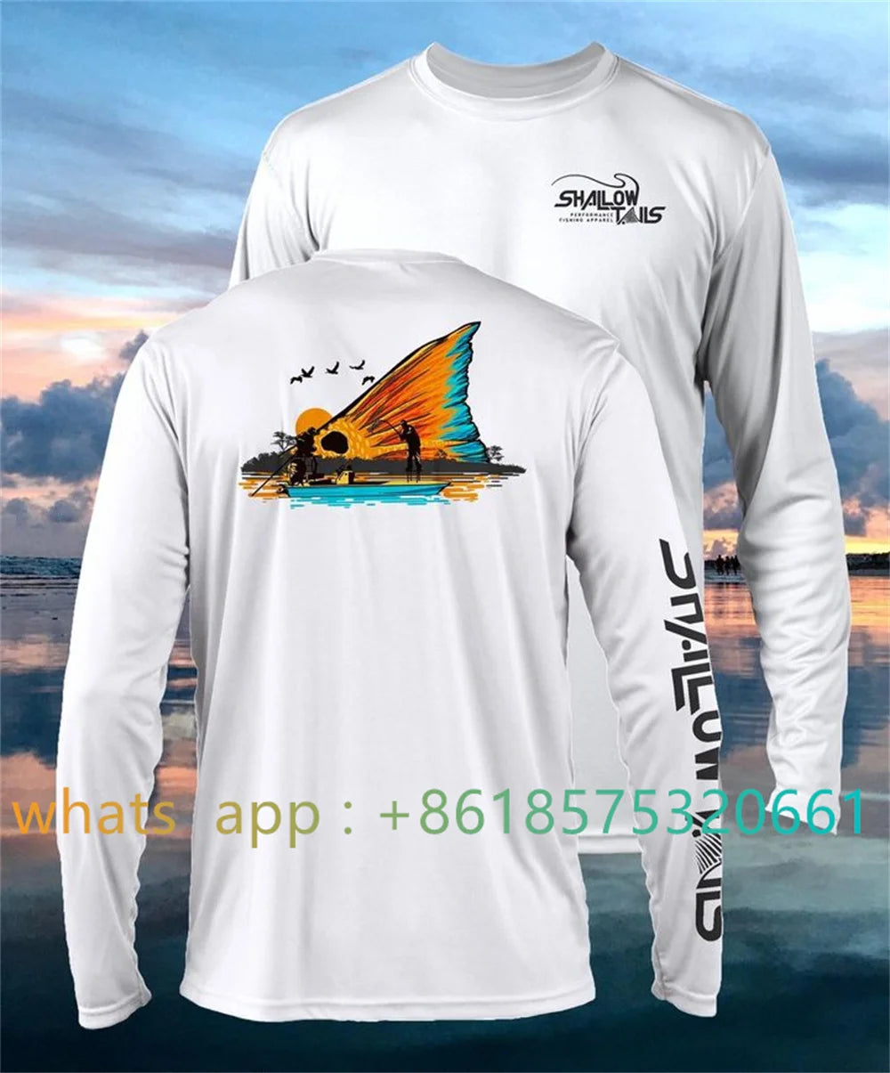 Kids Fishing T-Shirt Long Sleeve Performance Shirt