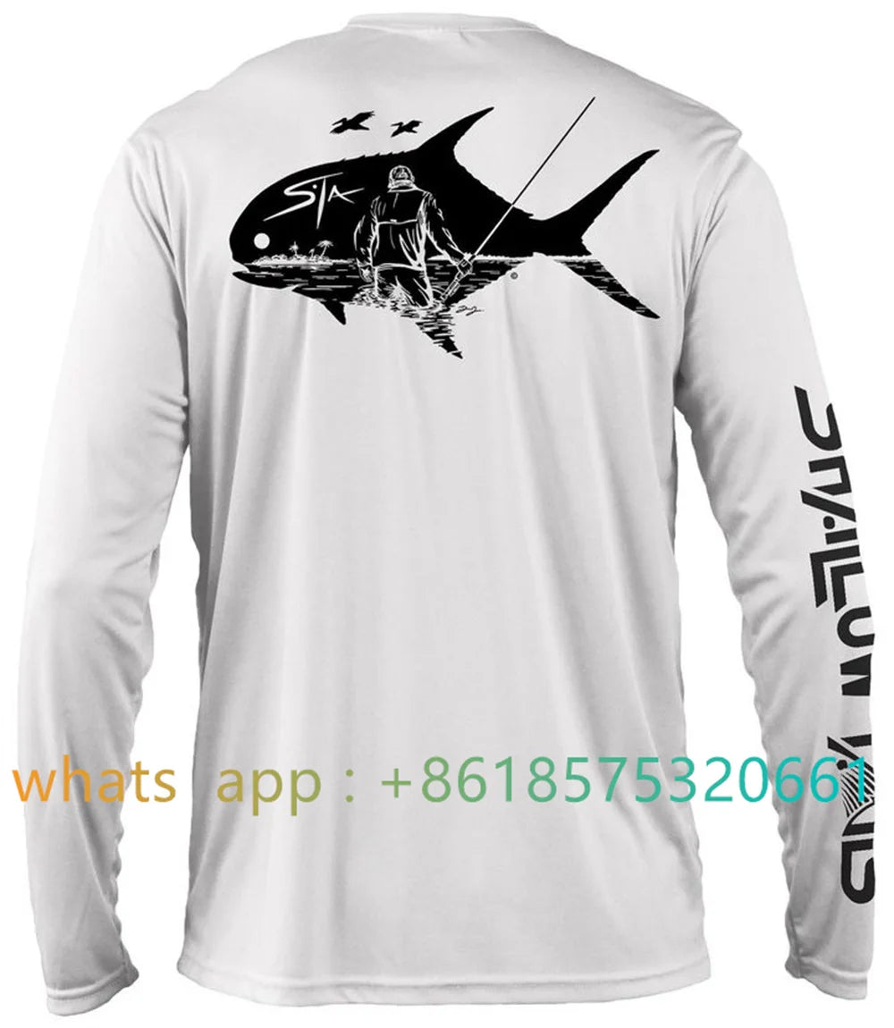Kids Fishing T-Shirt Long Sleeve Performance Shirt