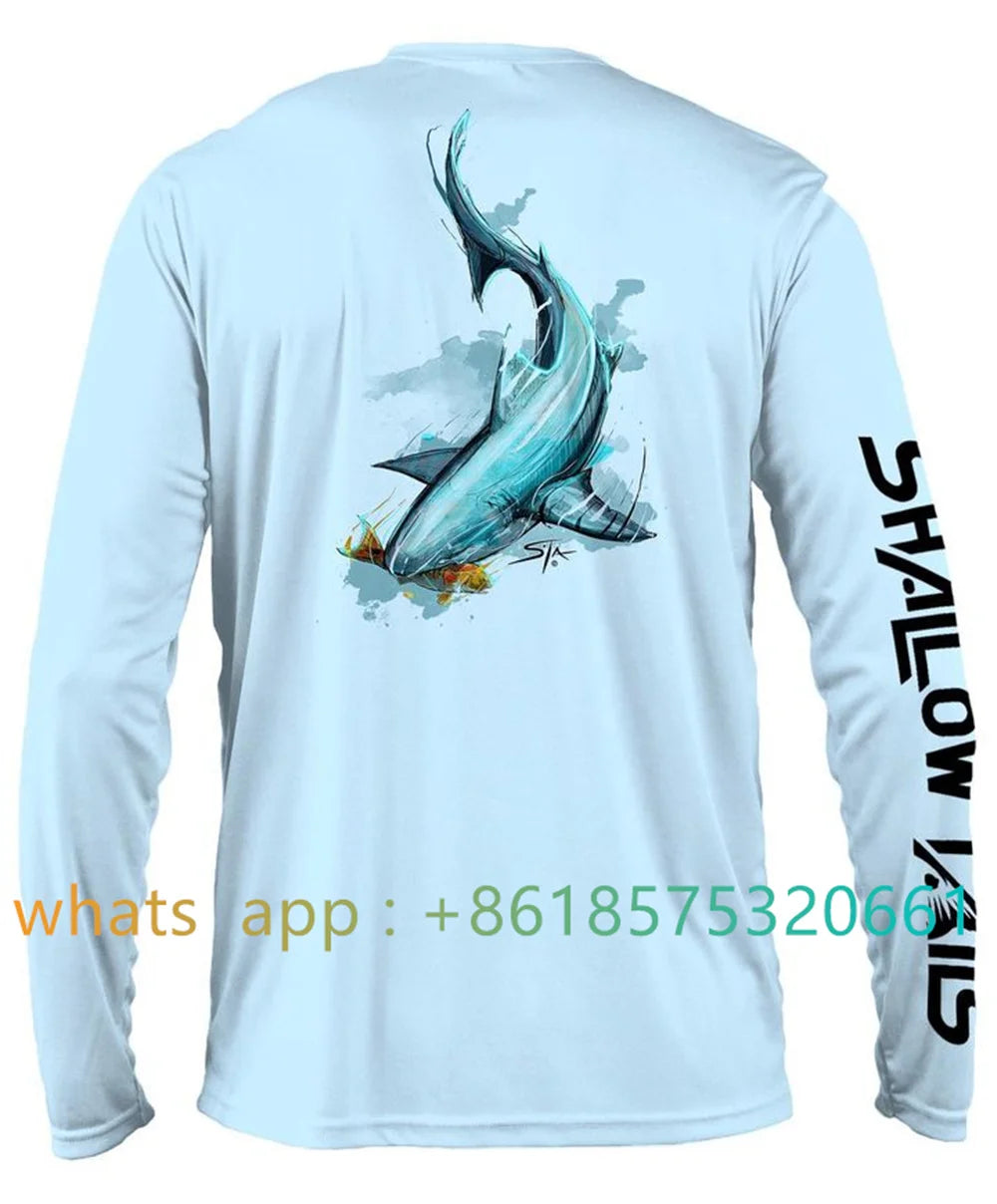 Kids Fishing T-Shirt Long Sleeve Performance Shirt