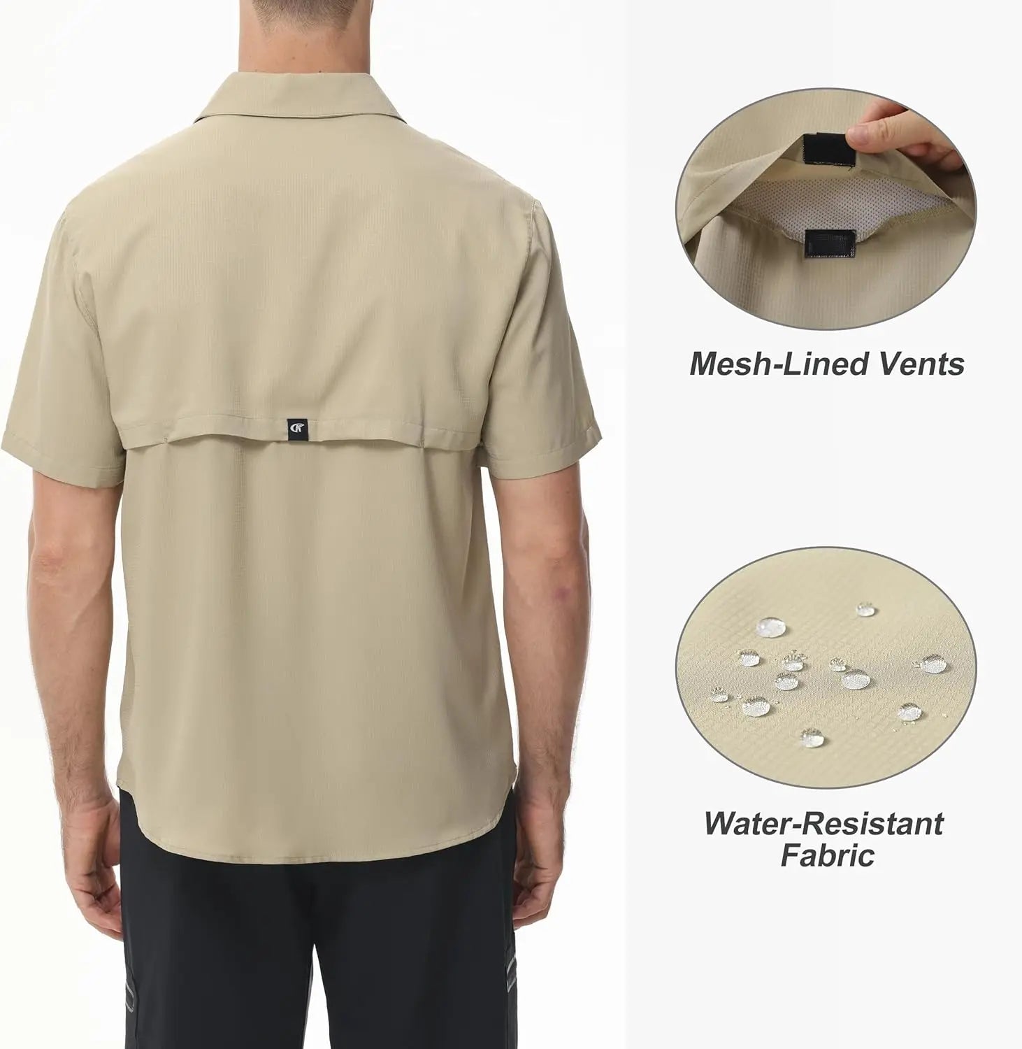 Men's Short Sleeve Lightweight Fishing Shirts