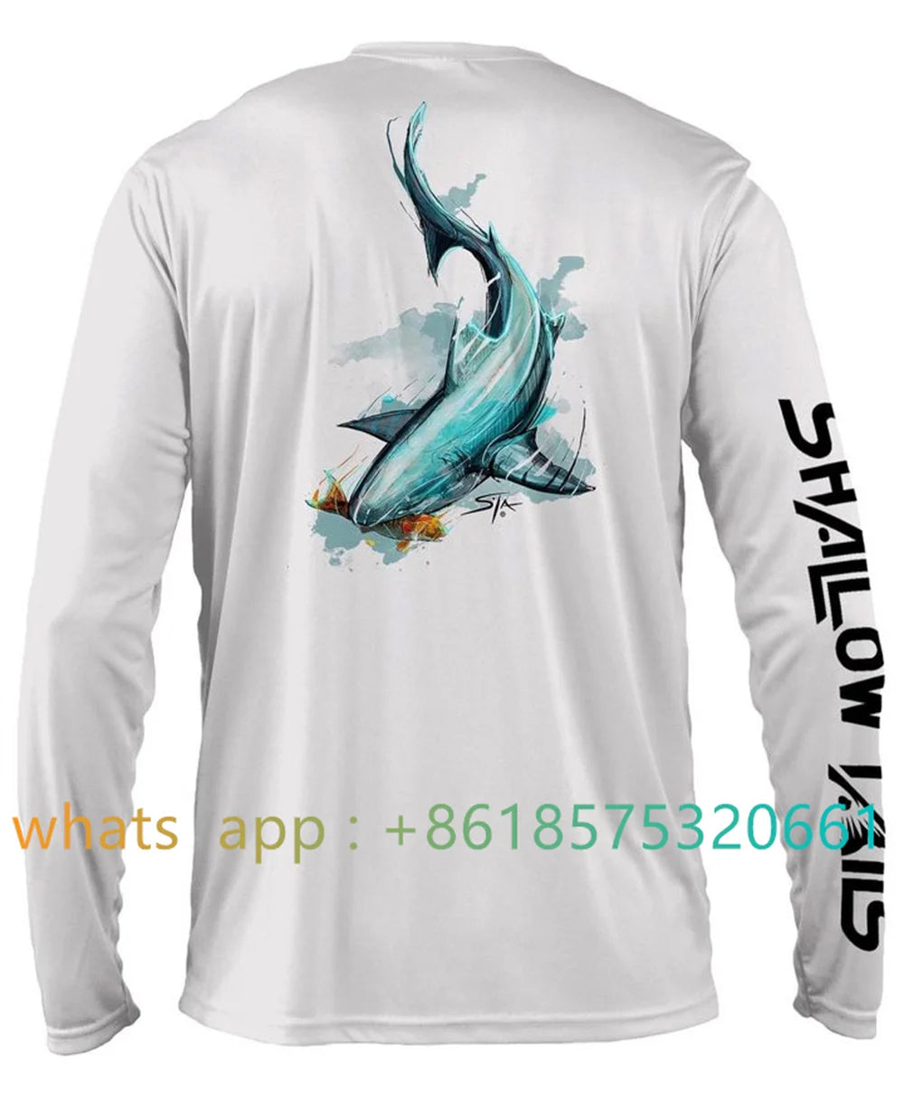 Kids Fishing T-Shirt Long Sleeve Performance Shirt