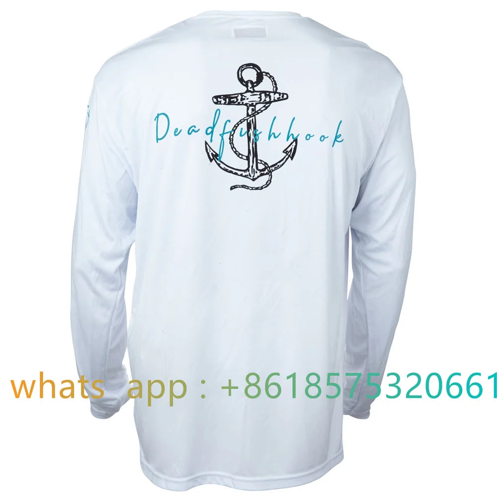 Fishing Apparel Summer Outdoor Kids Long Sleeve T-shirt Fish Wear Sun Protection