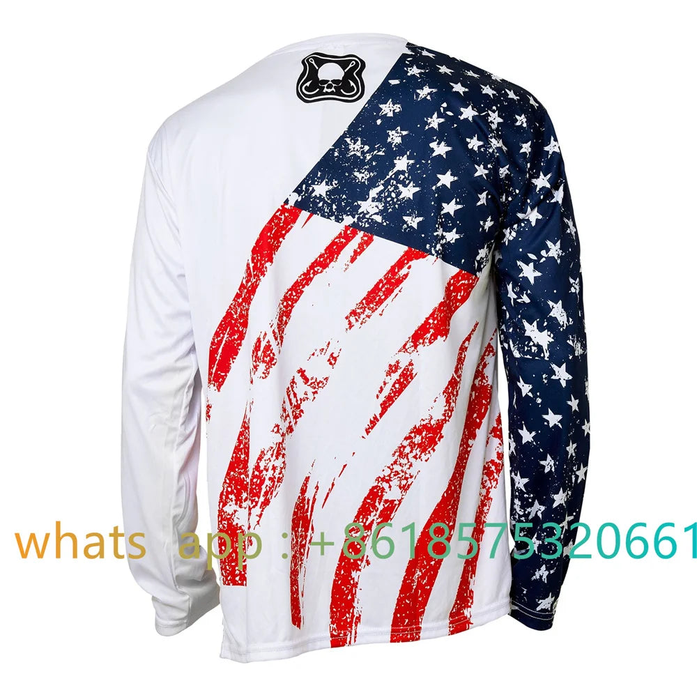 Fishing Apparel Summer Outdoor Kids Long Sleeve T-shirt Fish Wear Sun Protection