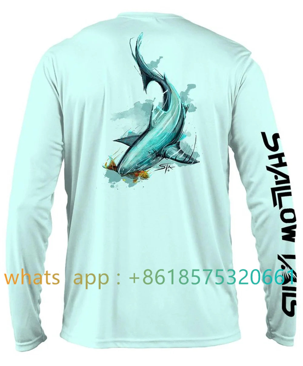 Kids Fishing T-Shirt Long Sleeve Performance Shirt