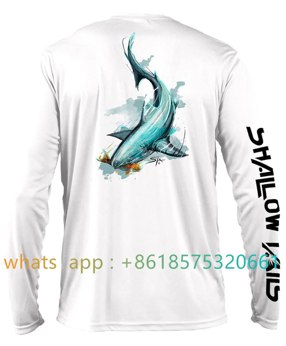 Kids Fishing T-Shirt Long Sleeve Performance Shirt